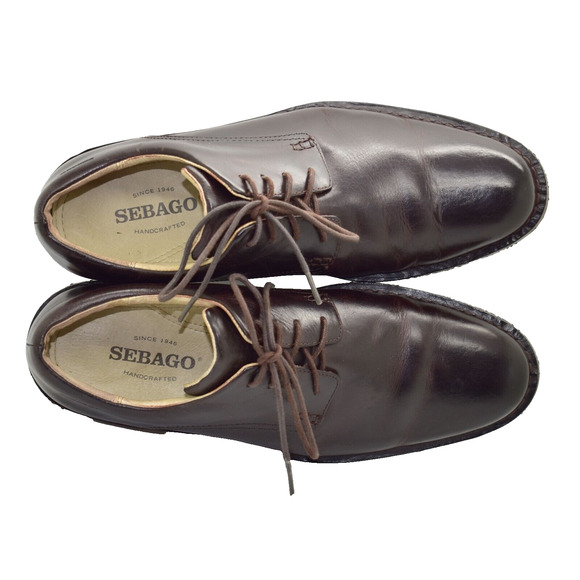 B0 Auth SEBAGO Salem Mahogany Leather Lace Up Oxford Shoes B19709 Size 10 D main image 4